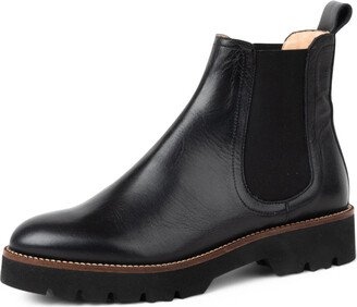 Chelsea Lug Sole Bootie Black