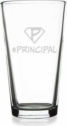 Hashtag Principal Super Pint Glass - Gift, Glass, Best