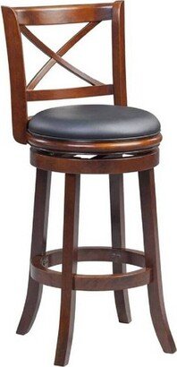 29 Georgia Swivel Hardwood Barstool Cappuccino