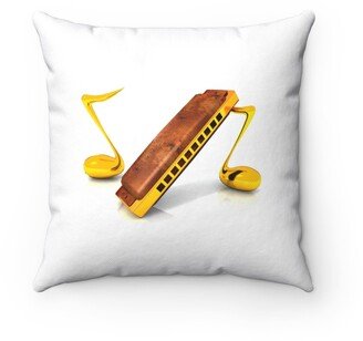 Harmonica Pillow - Throw Custom Cover Gift Idea Room Decor