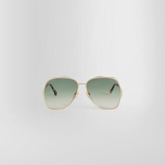 Woman Gold Eyewear