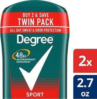 Men Sport 48-Hour Antiperspirant & Deodorant Stick - 2.7oz/2ct