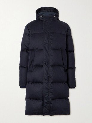 Thom Sweeney Quilted Cashmere Down Hooded Parka