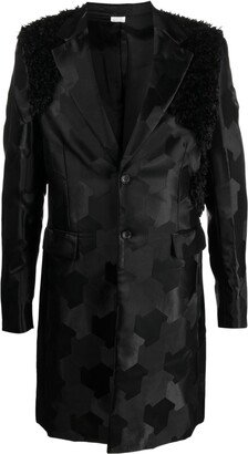 Single-Breasted Panelled Coat