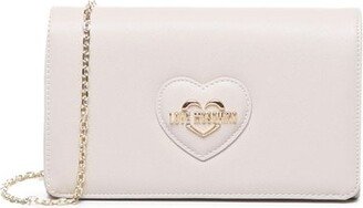 Heart Chain-Linked Crossbody Bag-AA