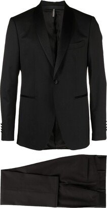 Château Lafleur-Gazin Shawl-Lapels Single-Breasted Blazer-AA