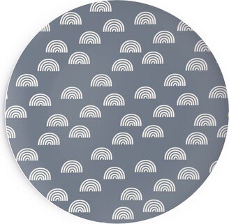 Salad Plates: Scattered Rainbows Salad Plate, Blue