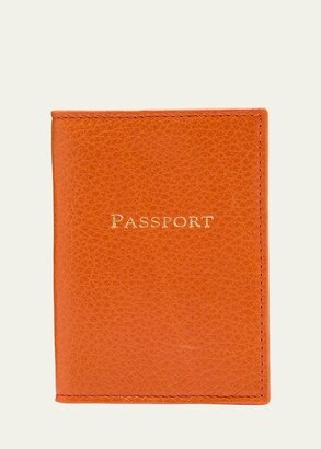 Leather Passport Holder-AB
