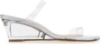 Lucite Aleena Slip-On Mules