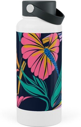 Photo Water Bottles: Electric Paradise Stainless Steel Wide Mouth Water Bottle, 30Oz, Wide Mouth, Multicolor