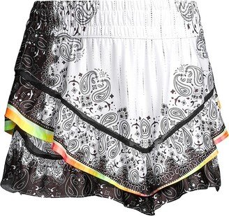 Lucky in Love Paisley In Love Paisley Ruffled Skort