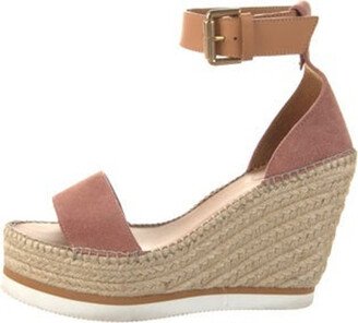 Suede Braided Accents Espadrilles