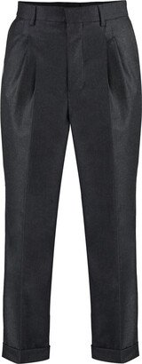 Wool Cropped Trousers