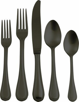 Perla Oro Nero 20-Piece Flatware Set