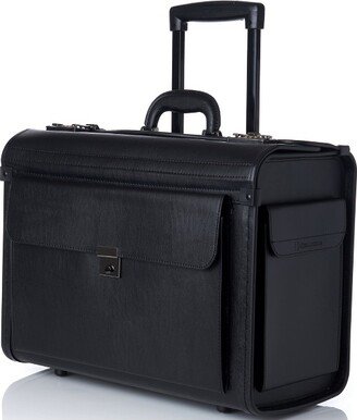 Alpine Swiss Alpine Swi Rolling 17 Laptop Briefcae on Wheel Attache Lawyer Cae Legal Size Black