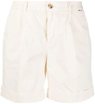 Pleat-Detail Tailored Shorts-AB