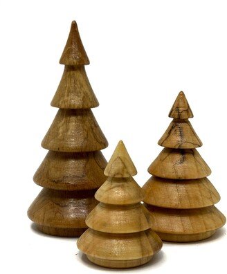 Set Of Three Christmas Trees