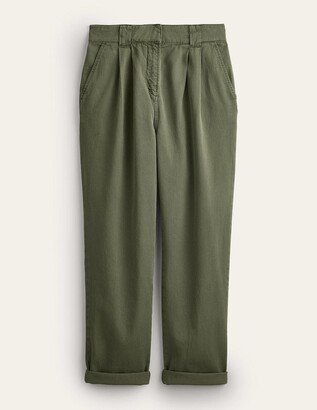 Washed Cotton Casual Pants