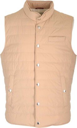 Buttoned Padded Gilet-AE