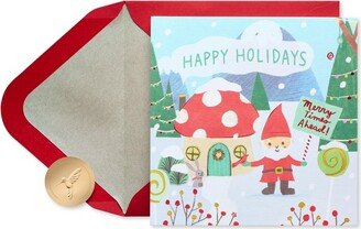 Christmas Cards Gnome Woodland Scene - PAPYRUS