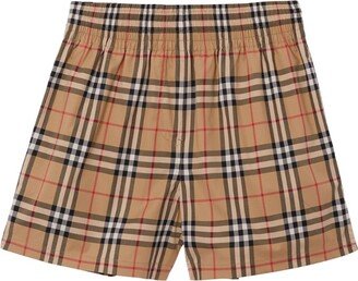 Vintage Check Shorts