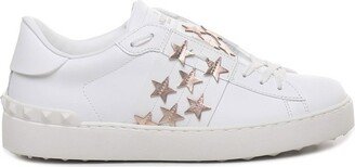 Garavani Rockstud Open Lace-Up Sneakers