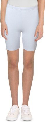 Womens Knit Midi Bike Shorts