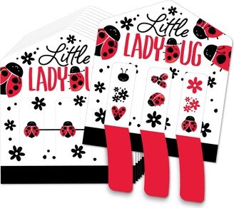 Big Dot Of Happiness Happy Little Ladybug Baby Shower or Birthday Game Pull Tabs 3-in-a-Row 12 Ct