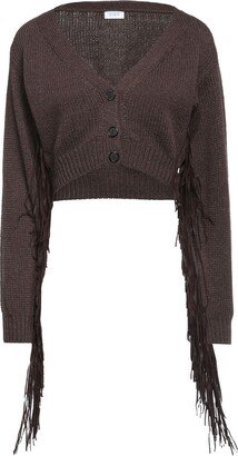 MIXIK Cardigan Dark Brown