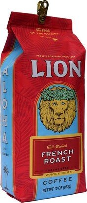 LION Coffee Lion French Roast Medium Roast Whole Bean Coffee - 10oz