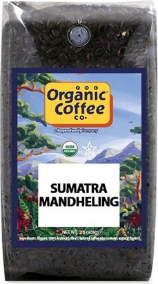 Organic Coffee Co., Sumatra Mandheling, 2lb (32oz) Whole Bean Coffee