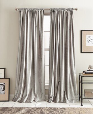 Modern Velvet 50 x 84 Curtain Set