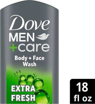 Dove Men+Care Extra Fresh Micro Moisture Cooling Body Wash - 18 fl oz