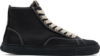 Black Past High-Top Sneakers