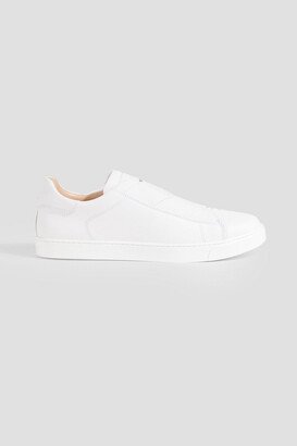 Leather slip-on sneakers-AI