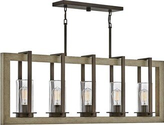 Riverwood Outdoor Linear Chandelier