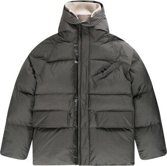 Shorter puffer coat