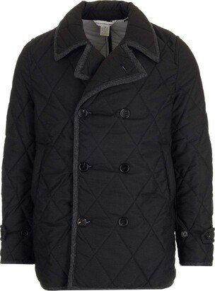 Double-Breasted Quilted Coat