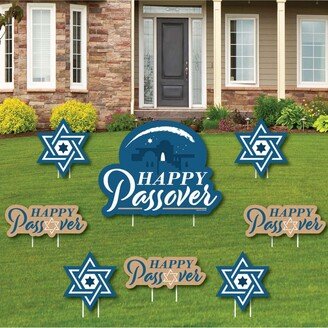 Big Dot Of Happiness Happy Passover - Outdoor Lawn Decor - Pesach Party Yard Signs - Set of 8