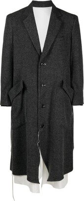 Piping Wool-Blend Coat