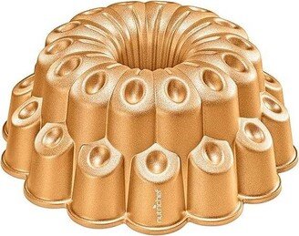 Extra Thick Cast Aluminum Marquise Fluted Cake Pan Baking Pan, 2 Layers Non-stick Coating For Easy Release