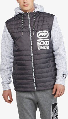 Ecko Unltd Men's Big and Tall Break It Down Hybrid Jacket