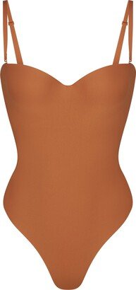 Skims Body Underwire Thong Bodysuit | Bronze