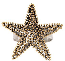 Nantucket Starfish Napkin Rings, Set of 4