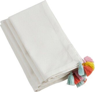 Saro Lifestyle Fiesta Tassel Napkin, 20