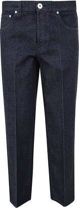 Straight Leg Denim Trousers