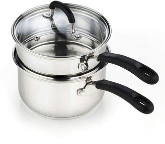 Professional Stainless Steel Double Boiler, 2 Quarts