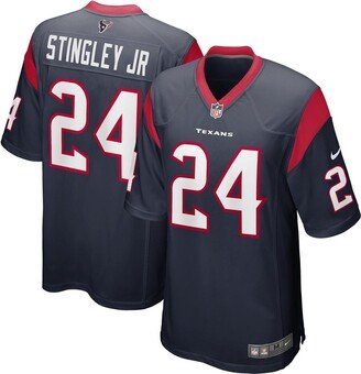 Men's Derek Stingley Jr. Navy Houston Texans 2022 Nfl Draft First Round Pick Game Jersey