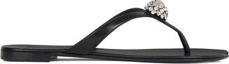 Sphera leather flip flops