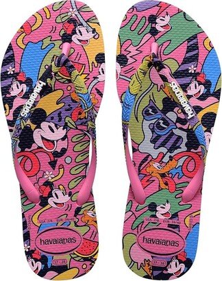 Slim Disney Stylish Flip Flop Sandal (Pink Lemonade) Women's Shoes